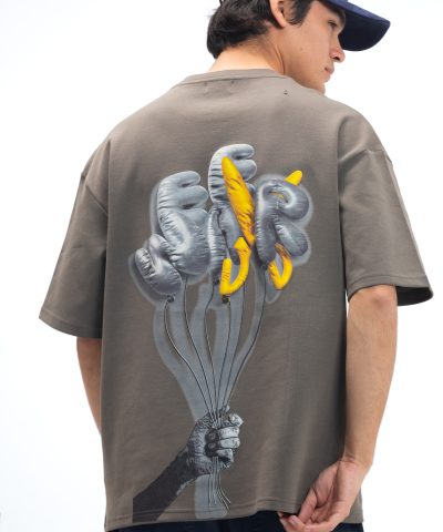 Balloon T-shirt Oversize - Gray
