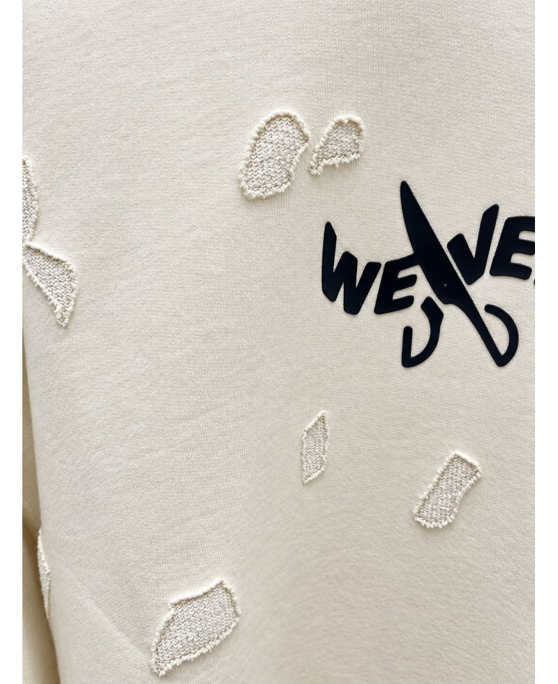 Slotted hoodie - Creamy 06