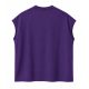 Short Sleeve Over Sized T-shirt - Purple