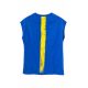 Short Sleeve Over Sized T-shirt - Blue/Yellow Short Sleeve Over Sized T-shirt - Blue/Yellow