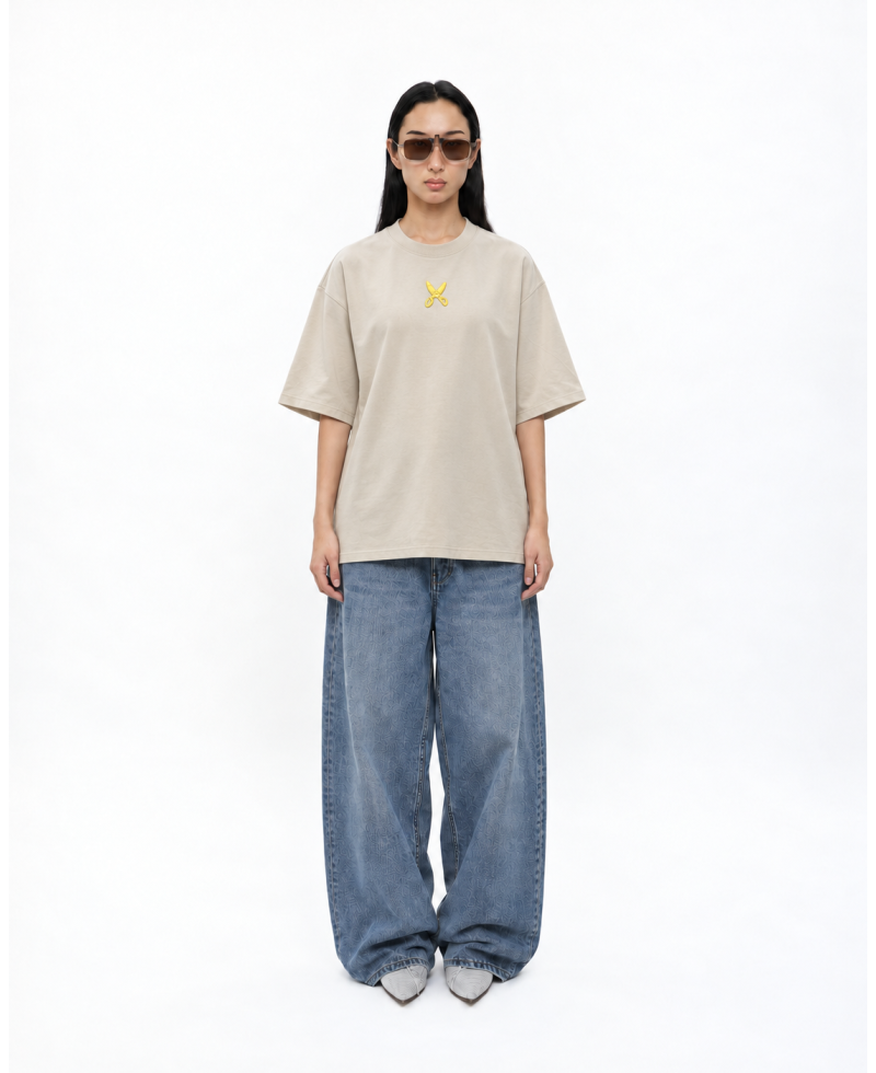 Balloon T-shirt Oversize - Gray