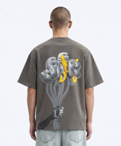 Balloon T-shirt Oversize - Gray
