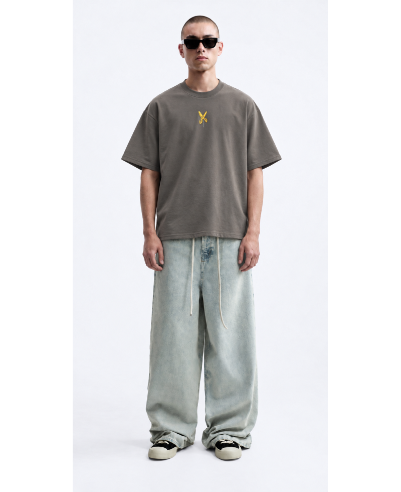 Balloon T-shirt Oversize - Gray