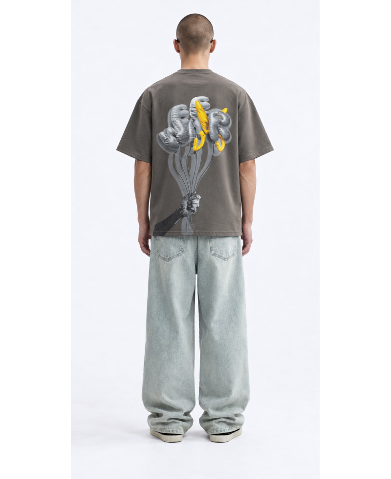Balloon T-shirt Oversize - Gray