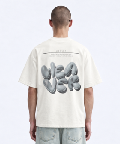 Balloon T-shirt Oversize - Cream