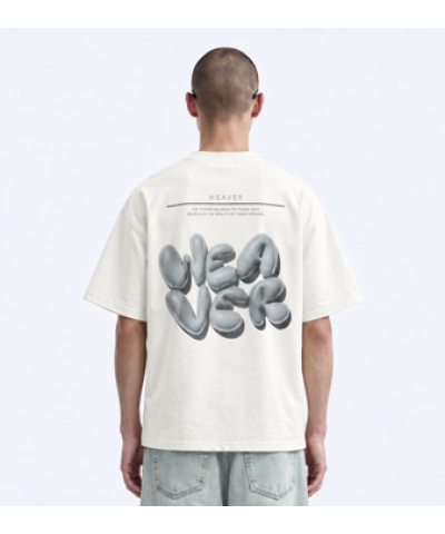 Balloon T-shirt Oversize - Cream