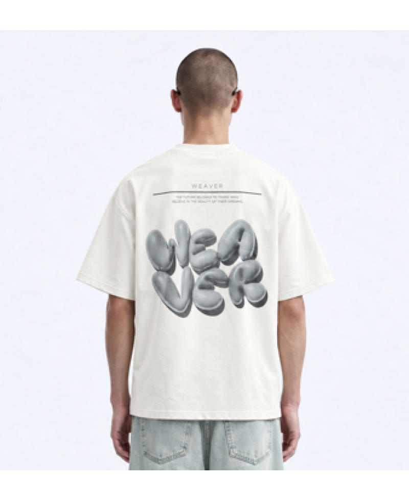 Balloon T-shirt Oversize - Cream
