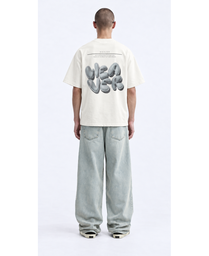 Balloon T-shirt Oversize - Cream