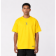 Plain T-shirt with zigzag logo - Yellow