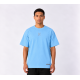 Plain T-shirt with zigzag logo - Baby Blue