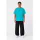 Plain T-shirt with zigzag logo - Turquoise Plain T-shirt with zigzag logo - Turquoise