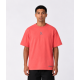 Plain T-shirt with zigzag logo - Coral