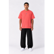 Plain T-shirt with zigzag logo - Coral