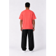 Plain T-shirt with zigzag logo - Coral