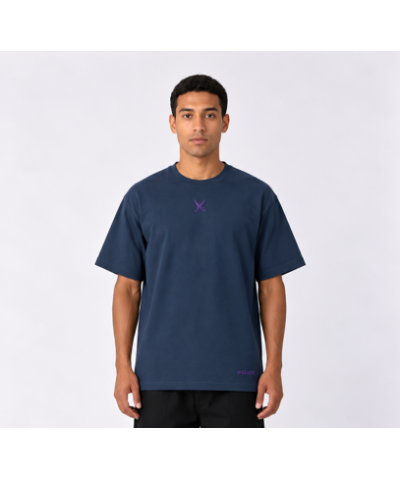 Plain T-shirt with zigzag logo - Gray Plain T-shirt with zigzag logo - Gray
