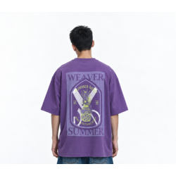 Need summer oversized T-shirt - Purple