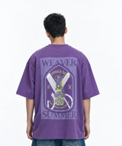 Need summer oversized T-shirt - Purple Need summer oversized T-shirt - Purple