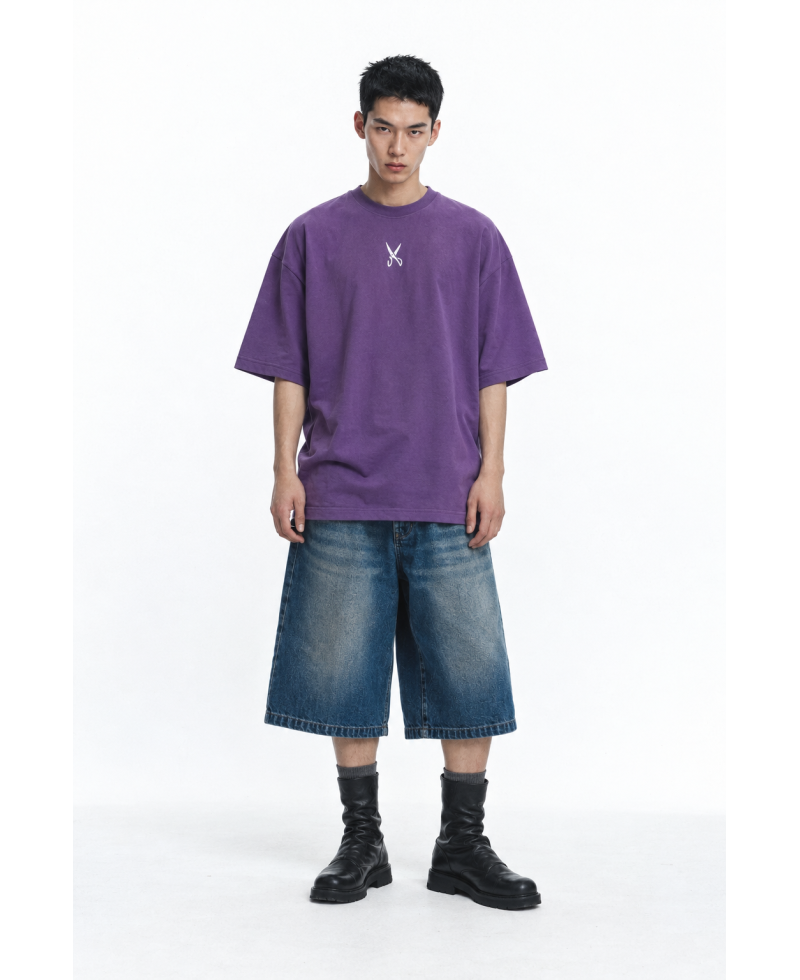 Need summer oversized T-shirt - Purple