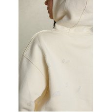 Slotted hoodie - Creamy 06