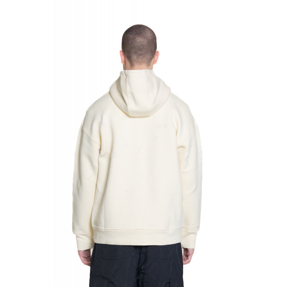 Slotted hoodie - Creamy 06