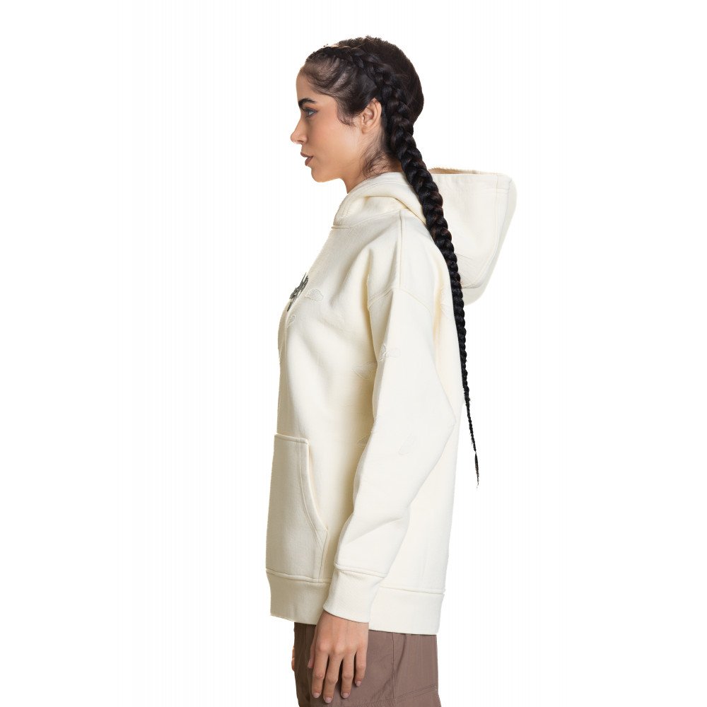 Slotted hoodie - Creamy 06