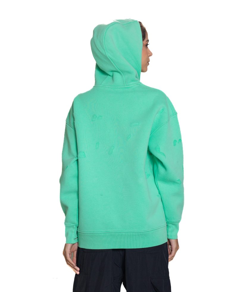 Slotted hoodie - Light green 09