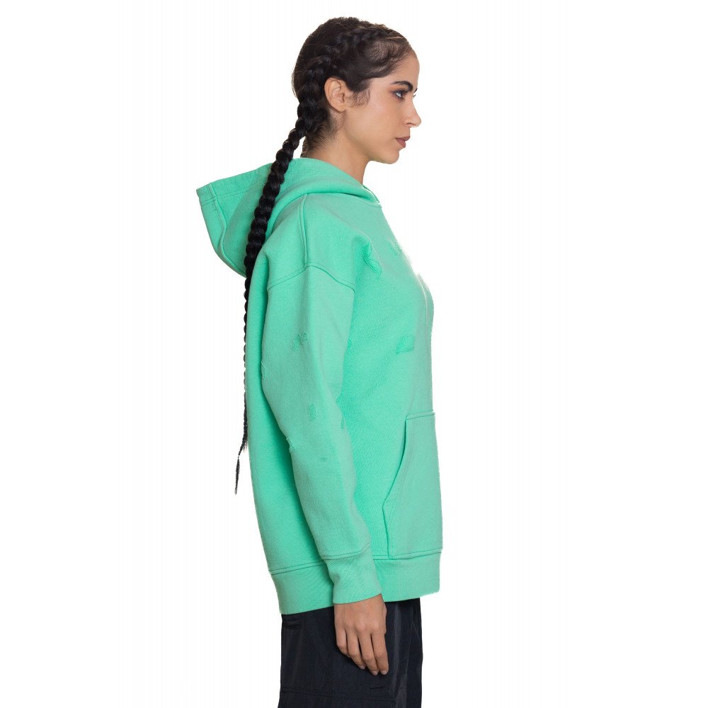 Slotted hoodie - Light green 09