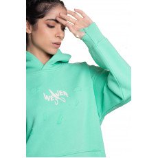 Slotted hoodie - Light green 09