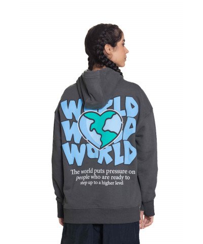 04 World Hoodie - Gray