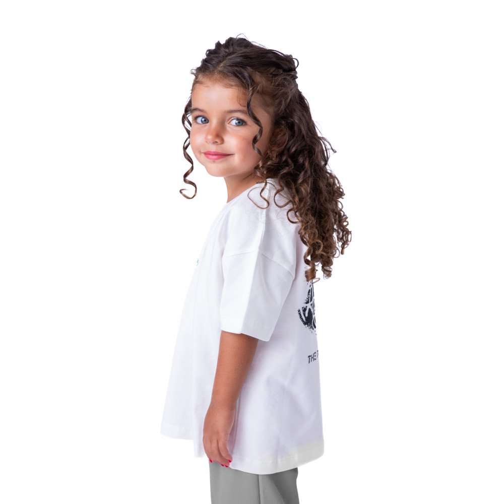 Kids The kingdom T-shirt Off-white