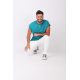 Short Sleeve Over Sized T-shirt - Petrol blue