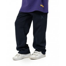 Kids Pants zigzag logo - Black