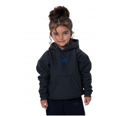 Kids Snowy Hoodie - Gray