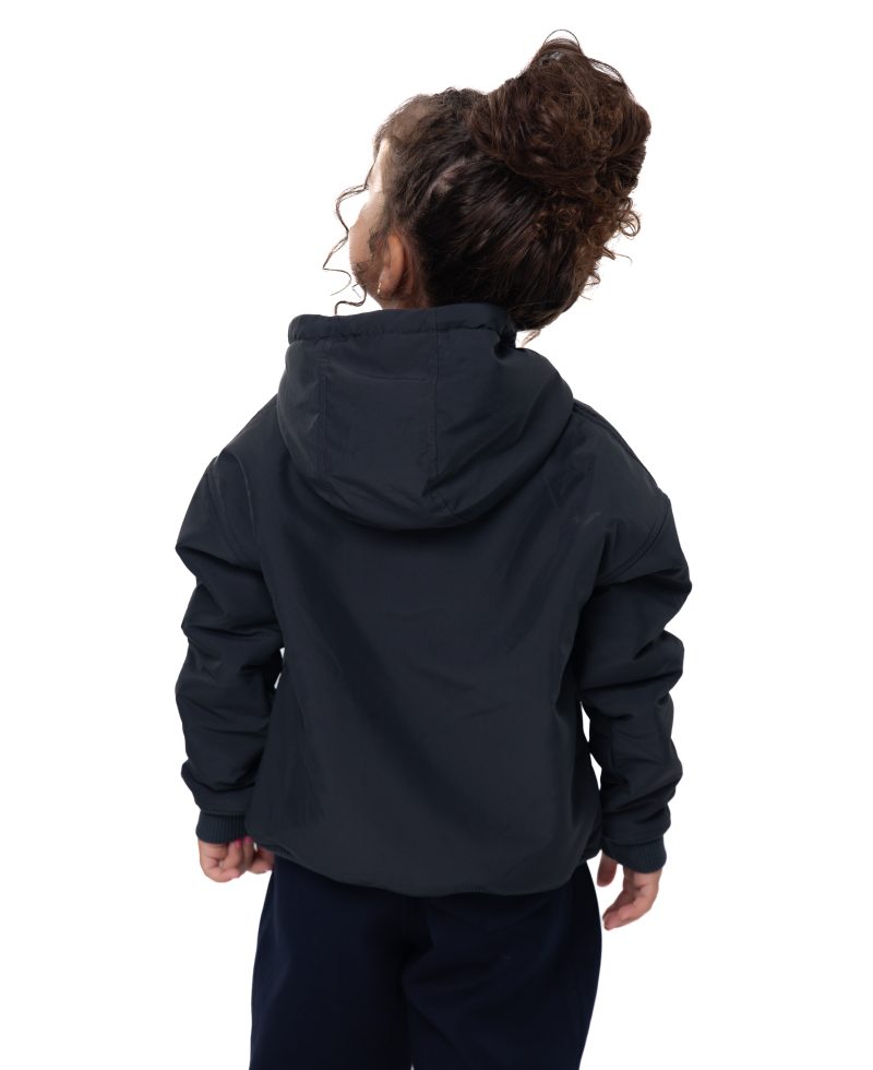 Kids Snowy Hoodie - Gray