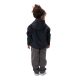 Kids Snowy Hoodie - Black