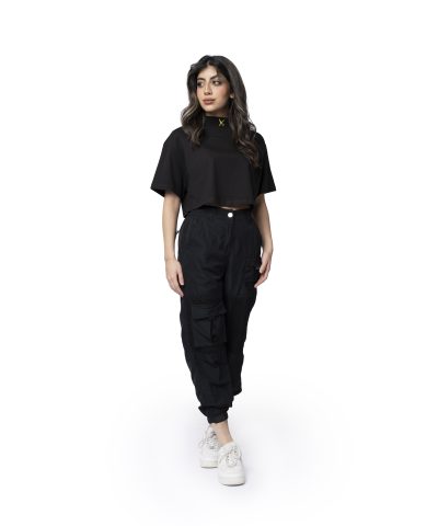 Women Crop top - Black Women Crop top - Black