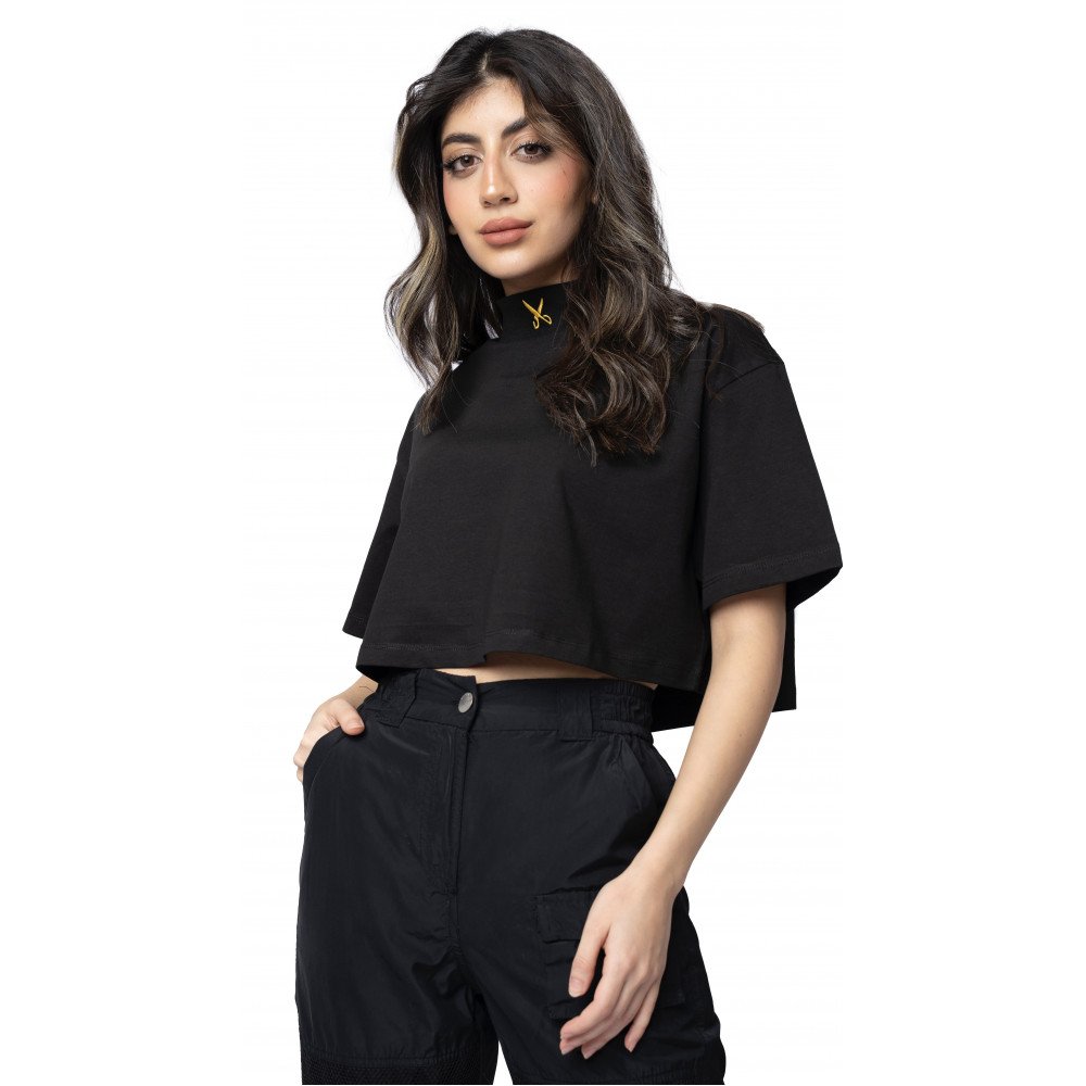 Women Crop top - Black