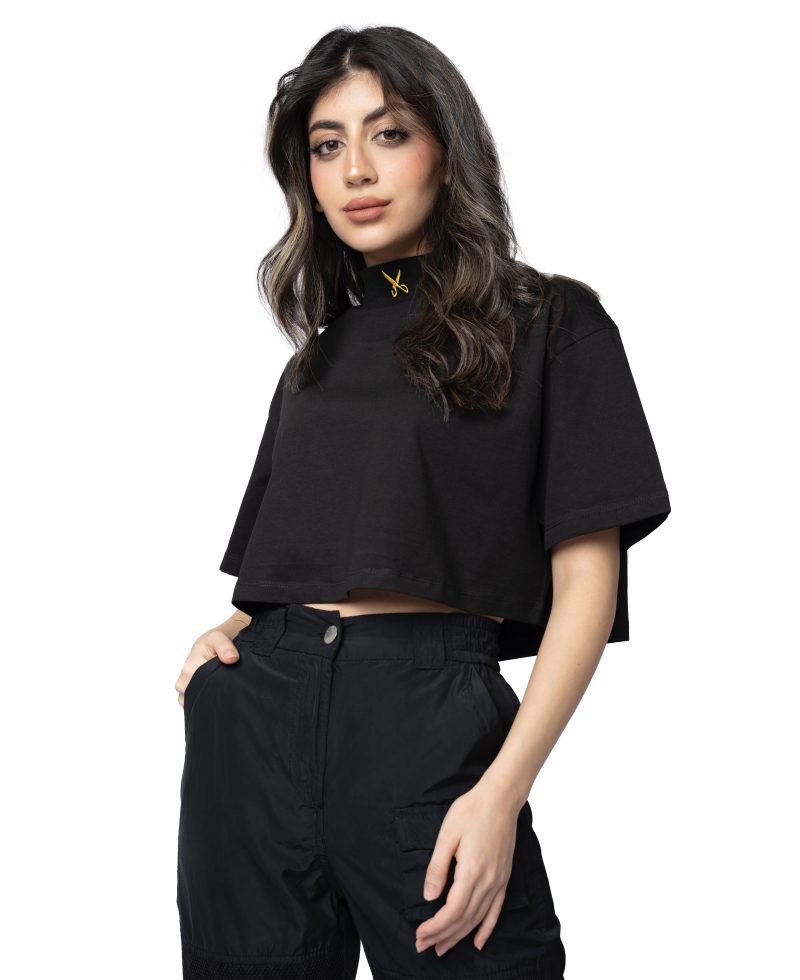 Women Crop top - Black