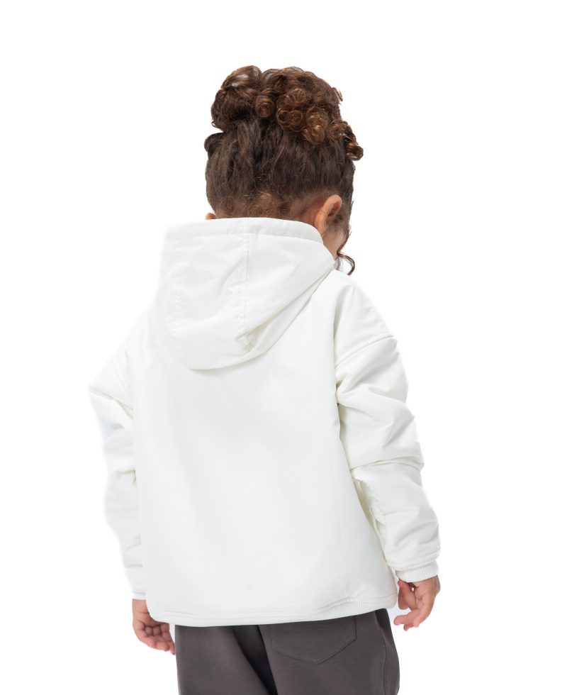 Kids Snowy Hoodie - Off white