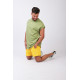 Short Sleeve Over Sized T-shirt - Green