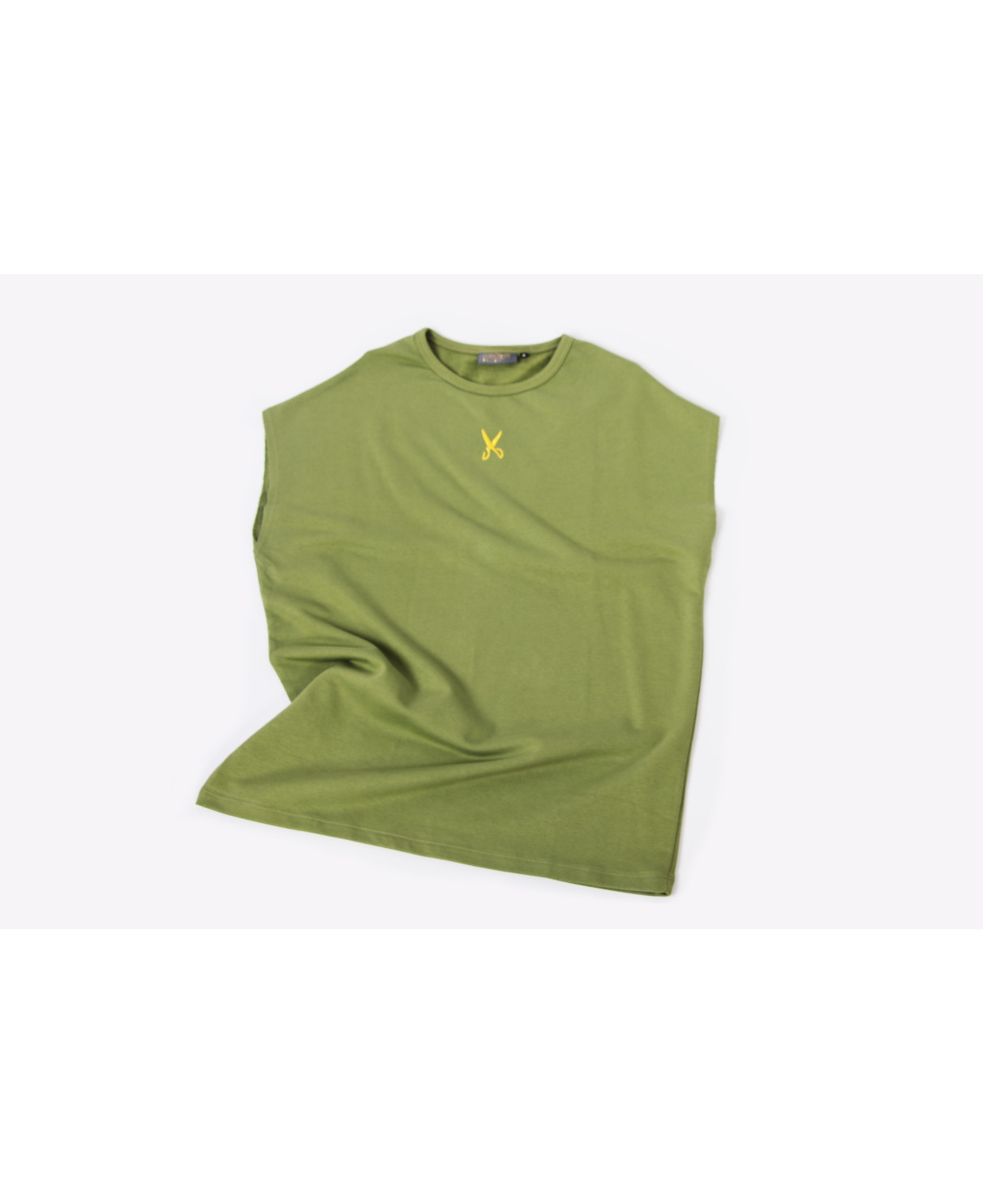 Short Sleeve Over Sized T-shirt - Green