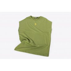 Short Sleeve Over Sized T-shirt - Green
