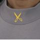 Unisex Turtleneck t-shirt- Gray