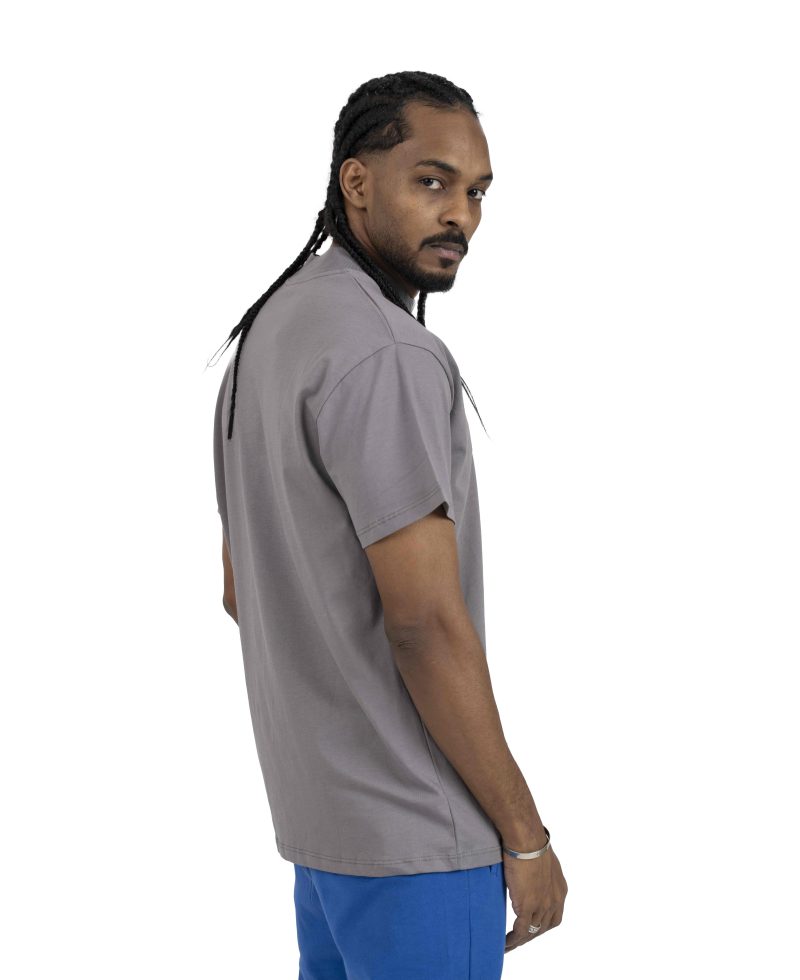 Unisex Turtleneck t-shirt- Gray