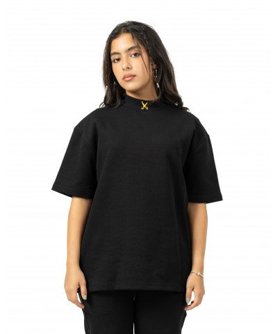 Unisex Turtleneck Oversize - Black