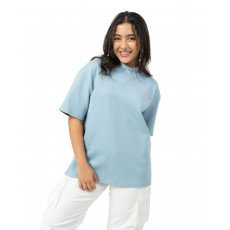 Unisex Turtleneck Oversize - Baby Blue