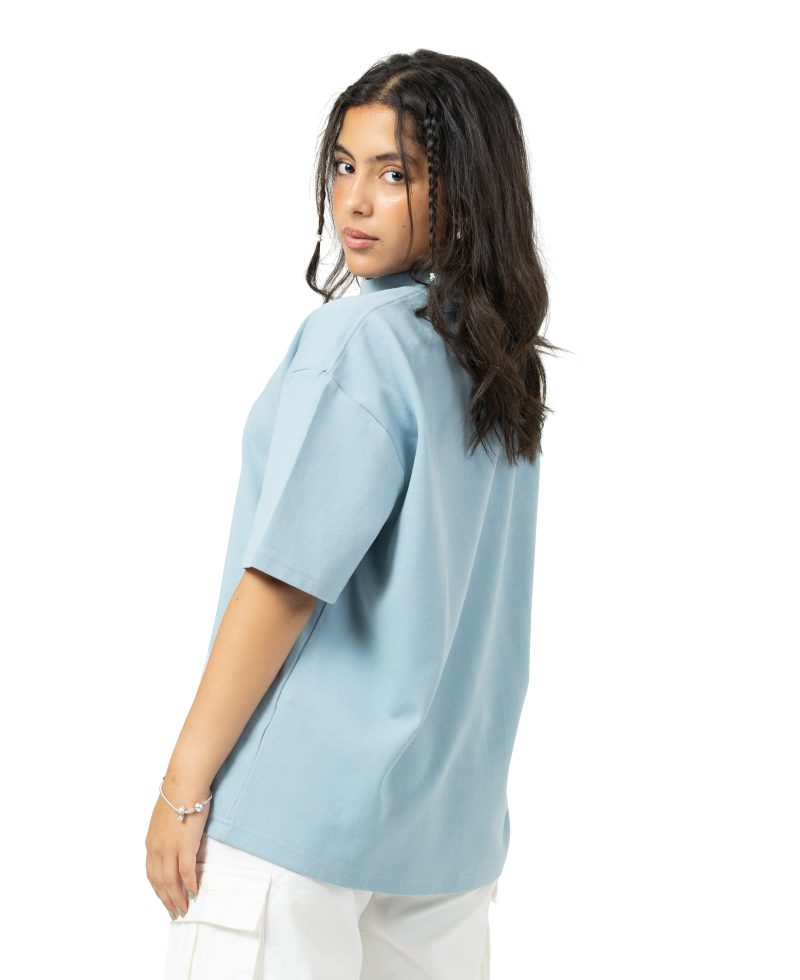 Unisex Turtleneck Oversize - Baby Blue