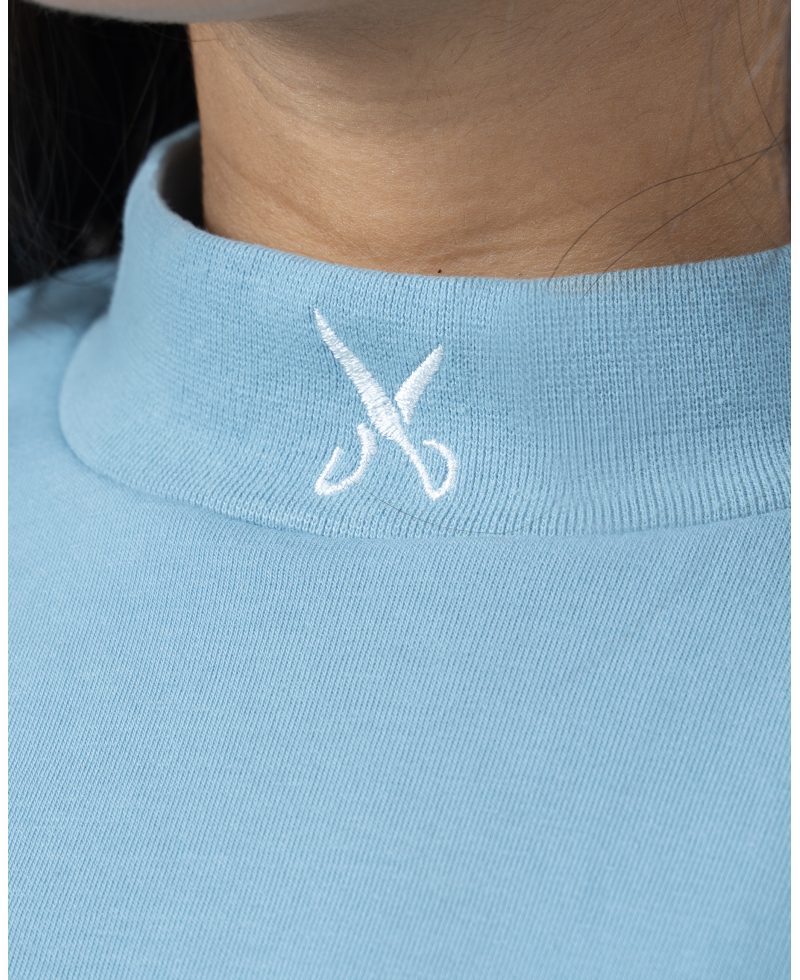 Unisex Turtleneck Oversize - Baby Blue