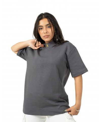 Unisex Turtleneck Oversize - Gray