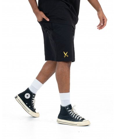 Plain Short with zigzag logo -Black